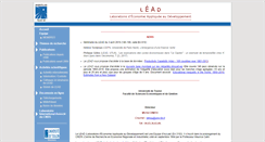 Desktop Screenshot of lead.univ-tln.fr
