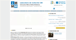 Desktop Screenshot of i3m.univ-tln.fr