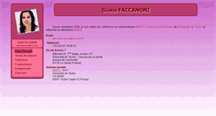 Desktop Screenshot of faccanoni.univ-tln.fr